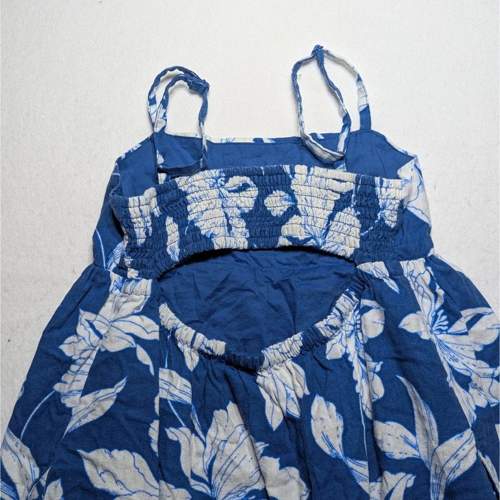 GAP Kids Blue Floral‎ Babydoll Dress | Size L (10–11)